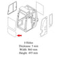 Front Lower Cab Glass Window 0378601610 fits Takeuchi Mini Excavators