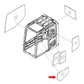 2A5-53-11171 Lower Door Glass For Komatsu Excavator PC 240LC-10 PC 290LC-10