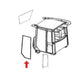 T167508 Cab Door Window Glass Fits John Deere Loader 544J 624J 644J 844J