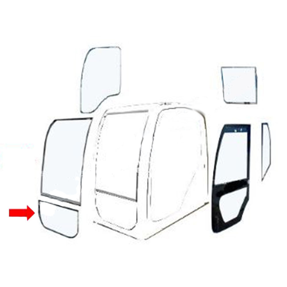 Front Lower Cab Glass Fits Ford New Holland E70BSR E80BSR E150BSR E175B