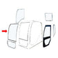 YT02C01156P1 Front Upper Windshield Glass For Kobelco Excavator SK70SR SK235SR