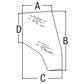 New Cab Glass - Door RH Tinted Fits Massey Ferguson 3805642M1 114364