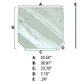 Rear Upper Glass Fits 5055E 5065E 5075E 5085M 5100M 5100MH 5115M R261272