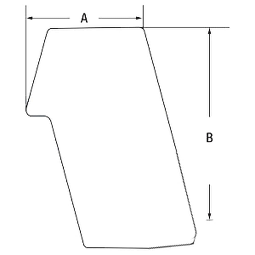 LH Rear Side Glass Fits Bobcat Models 6674520 6674520-A 6691001 6691001-A