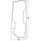Loader Door Glass Fits John Deere Wheel Loader 444K 524K 524K-II 544K 544K-II