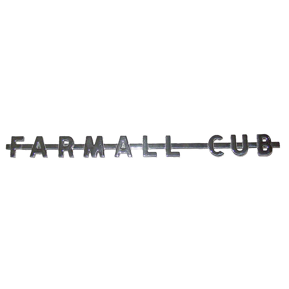 362386R2 Stainless Steel 16" Side Emblem Fits IH Fits FARMALL Fits Cub