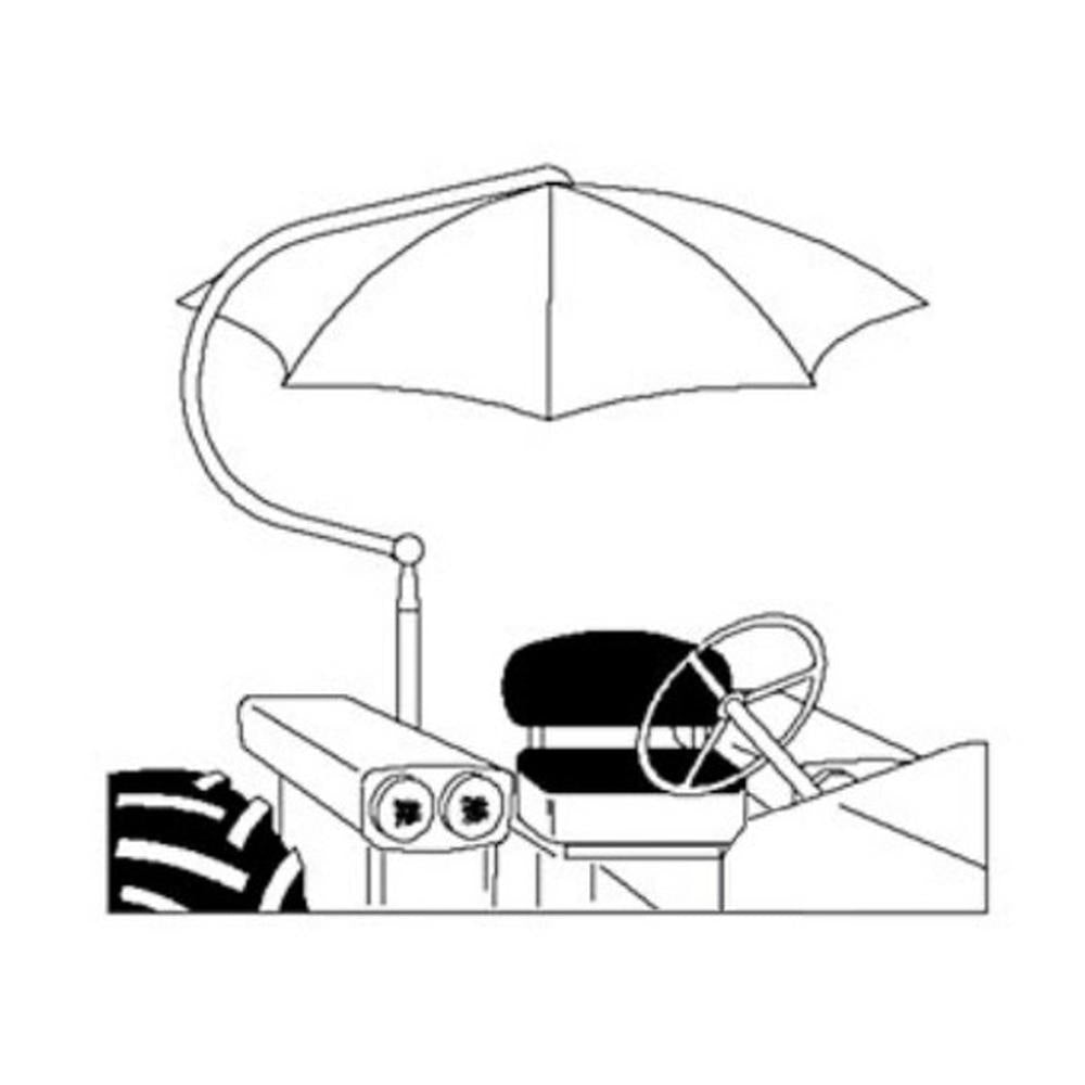 VLD5050 Universal Blue Umbrella Fits Ford Tractor 8N 2000 3000 4000 5000 6000