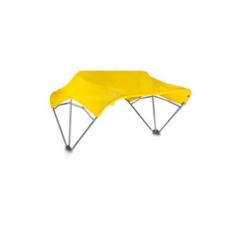 3-Bow Tractor Canopy With Fender Mount Yellow Universal Fit For Most ROPS