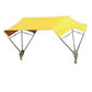 Yellow 3 Bow 40" Buggy Top Tractor Umbrella Frame & Canvas Cover TBT3 406156