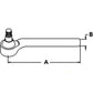 CAR48978 Tie Rod, Length: 240mm Fits Ford/New Holland