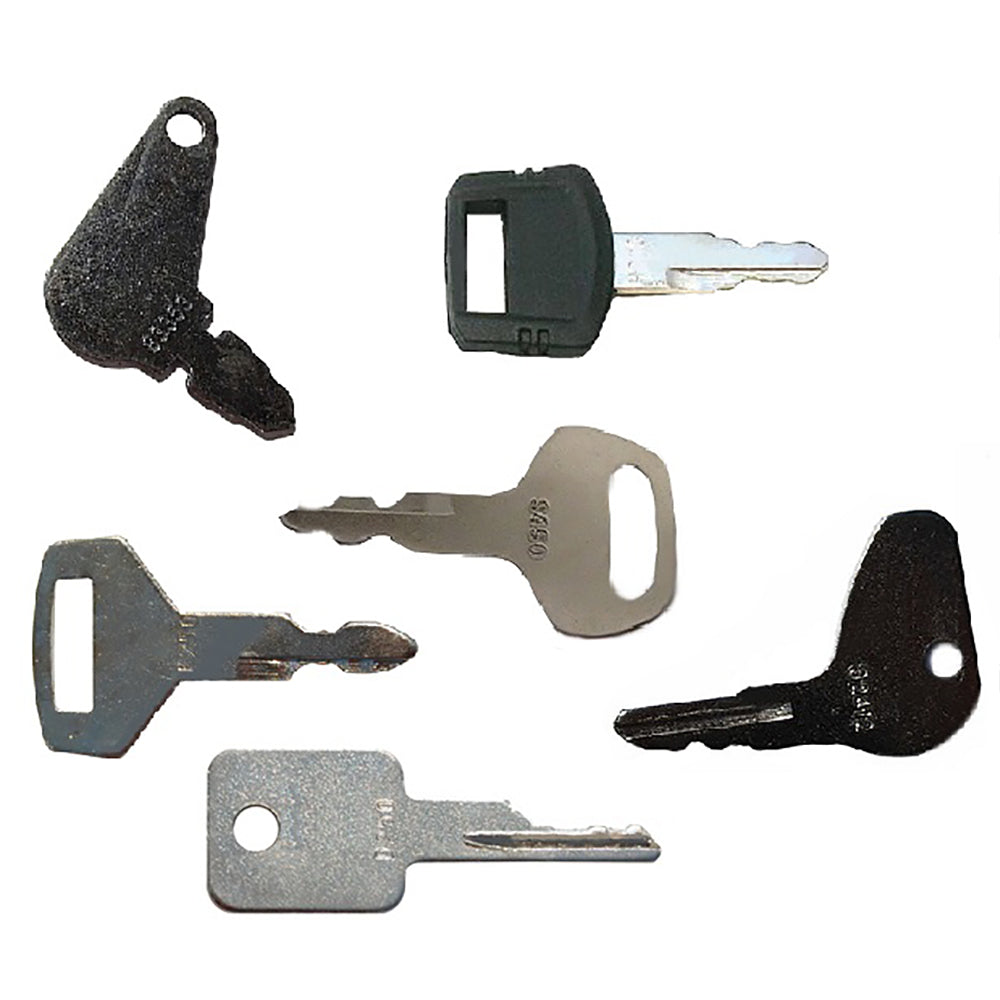7 Pc. Heavy Equipment Key Set Fits Kubota Replaces 32412