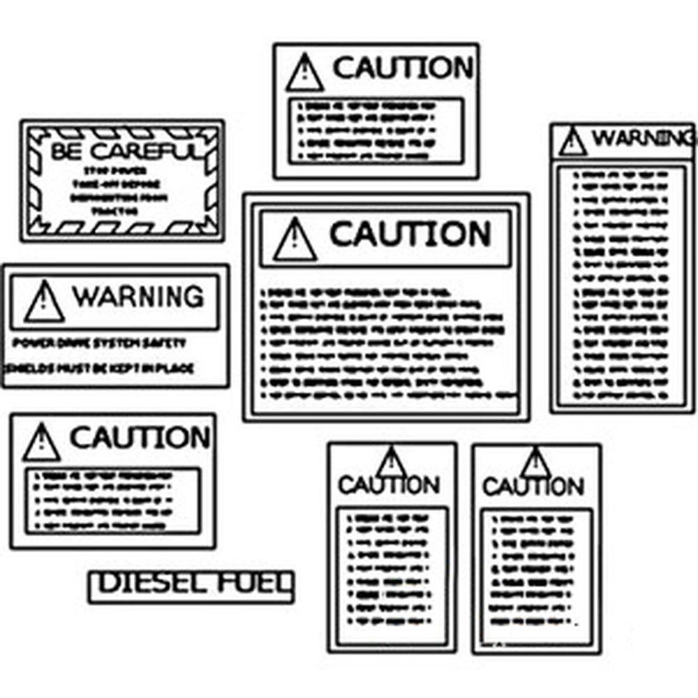 CAUKIT KL275 Caution Decal Set - Reliable Aftermarket Parts, Inc®