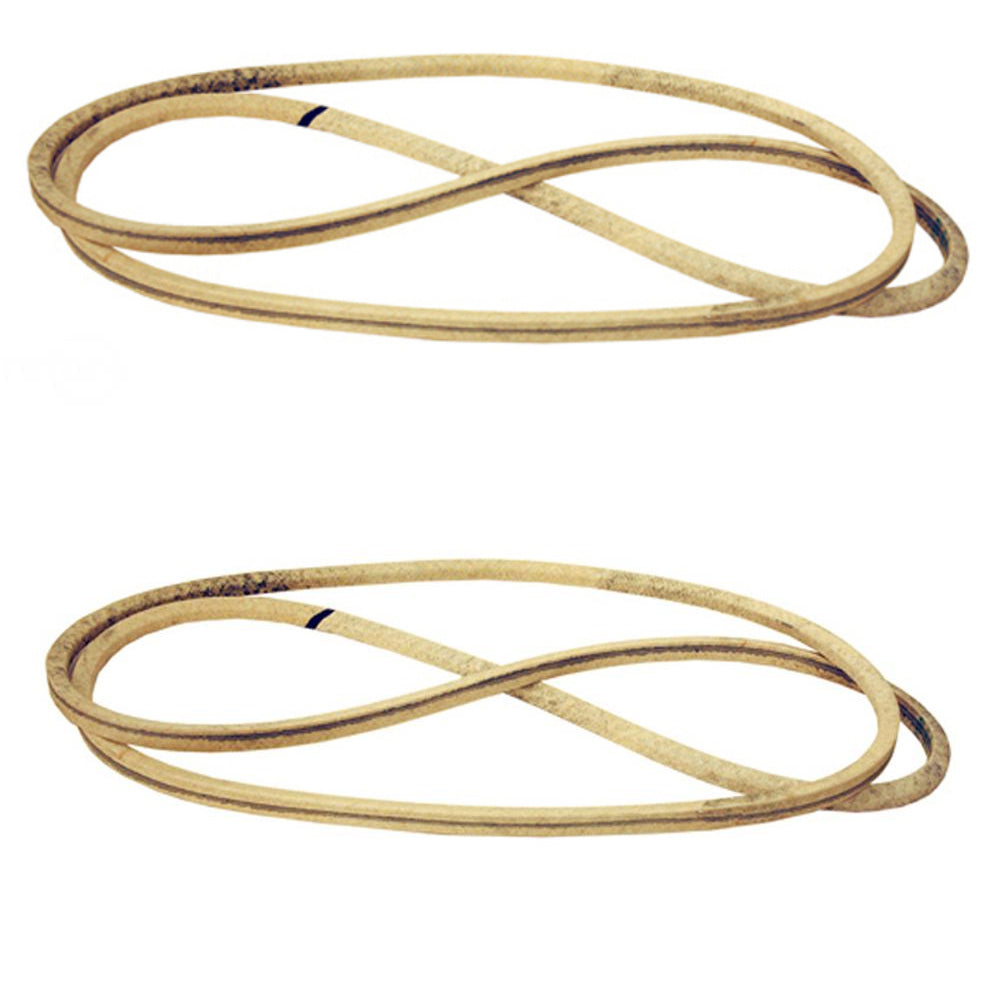 Traction Drive & Deck Belt Combo Fits MTD Replaces LAB40-0318 Made with Aramid