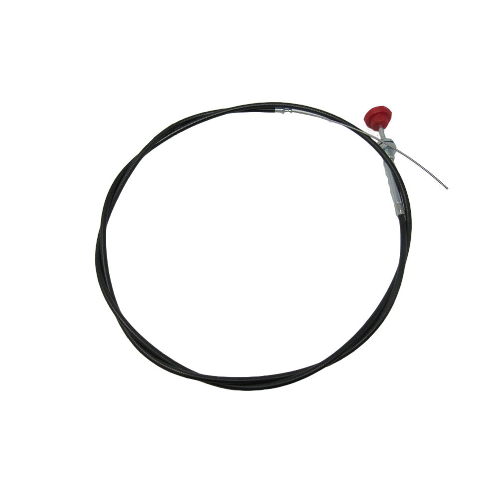 Stop / Choke Cable - 72" Red Knob w/ White Letters - Universal Fit for Tractors