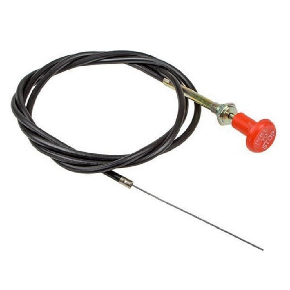 Universal Stop Cable CC66 PTSTOP Red knob 72" Cable