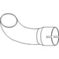CH15625 Fits John Deere 650 750 850 950 1050 Fits JD Muffler Exhaust Extension P