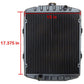 212090 Tractor Radiator - 17 3/8 x 15 x 1 7/8 Fits John Deere