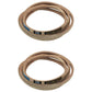 Qty 2: PTO to Deck Belts Fits Agco Replaces 1668066
