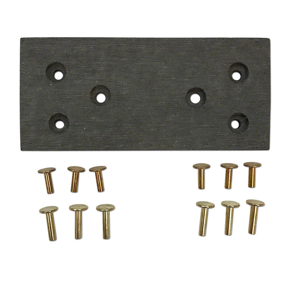 JDS1887 Belt Pulley Brake Lining Kit with Rivets Fits John Deere