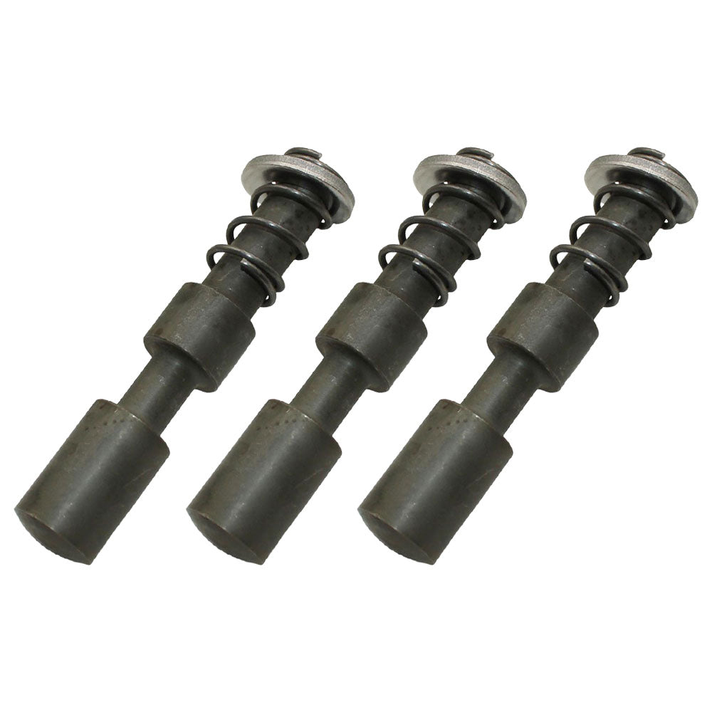 (3) PTO Power Take Off Pin Yoke Quick Release with C-Clip and Spring
