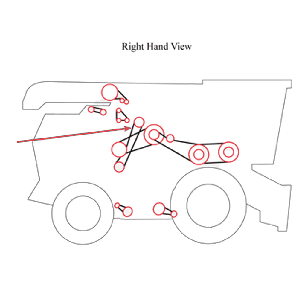 AM86595191 Belt - Elevator Grain Drive
