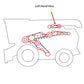 104179W1 New Combine Propulsion Pump Drive Belt Fits Massey Ferguson 8570