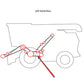 2439700W1 New Combine Grain Elevator Drive Belt Fits Massey Ferguson 8590 9720
