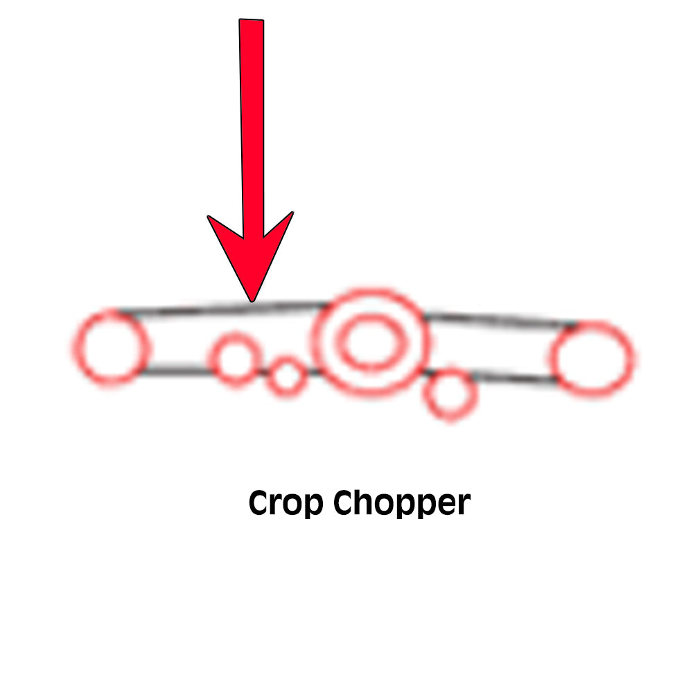 31-7535030 Rear Belt Fits Mpl Moline Crop Chopper Models 8700 8900