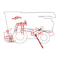 833855M1 Combine Straw Walker Belt Fits Massey Ferguson 750