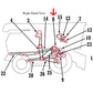 H75816 New Cylinder Intermediate Shaft Belt Fits John Deere Combine 3300 4400