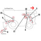 HXE15671 Countershaft Discharge Belt Fits John Deere 9560 9570 9650 9660 9670