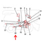 N110085 Tailings Lower Auger Belt Fits John Deere Combine 6600 7700