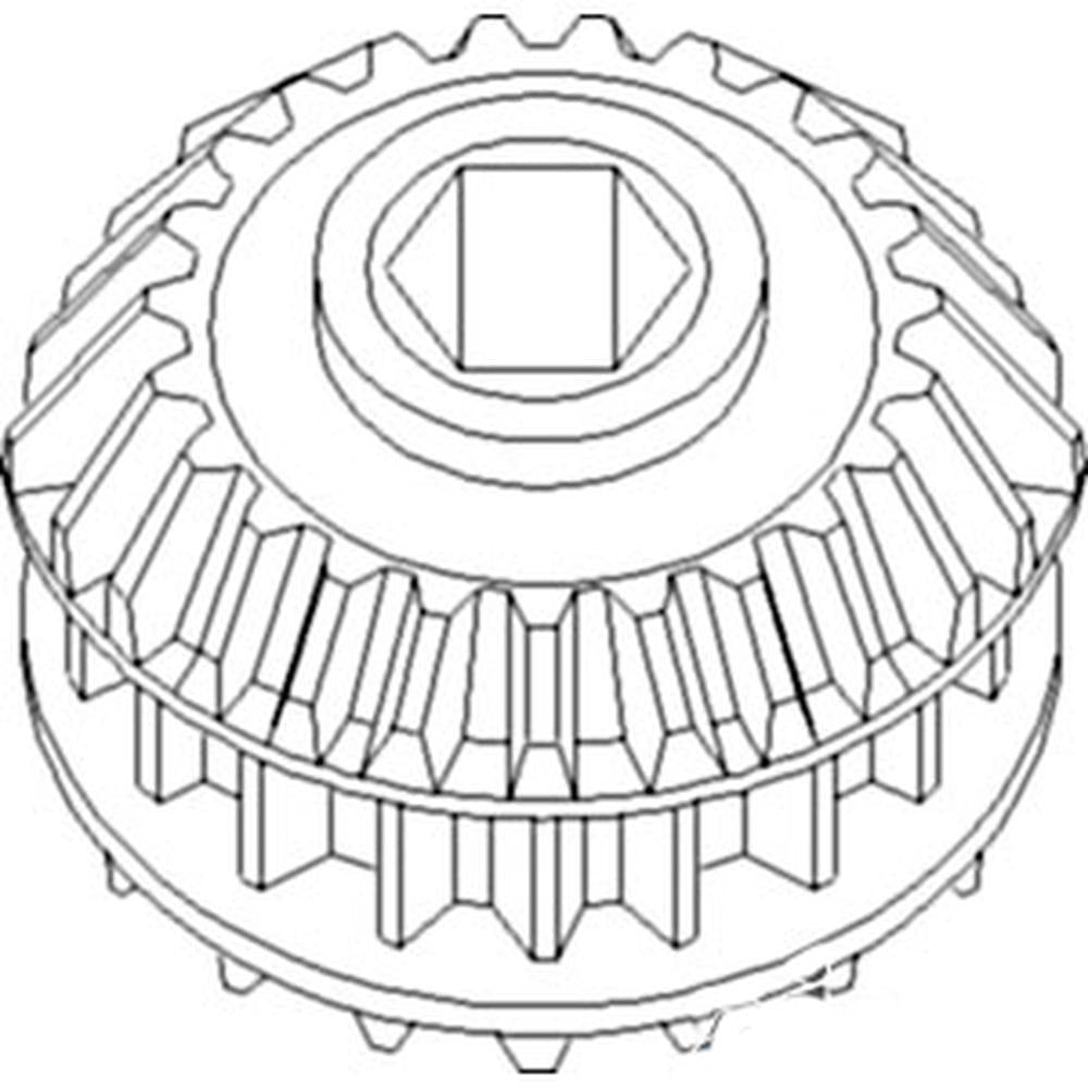 WN-AH146441-PEX Corn Head, Row Unit, Gearbox, Gear Fits John Deere 443 444 444SH