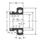 Bearing JD8552 Fits John Deere 9450 9500 9500Sh 9501 9510 9510Sh 9550 9550Sh