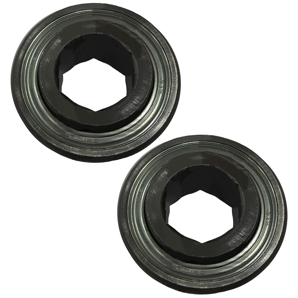 Fits JD9338 Two 1" Hex Bore Bearings Fits John Deere 206KRR6 HPC100GP 1AH06-1