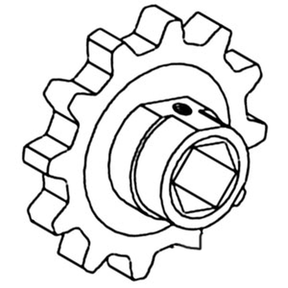766380 Feeder Chain Sprocket Fits New Holland CR9040 CR9060 CR9070 CR920 CR940 +