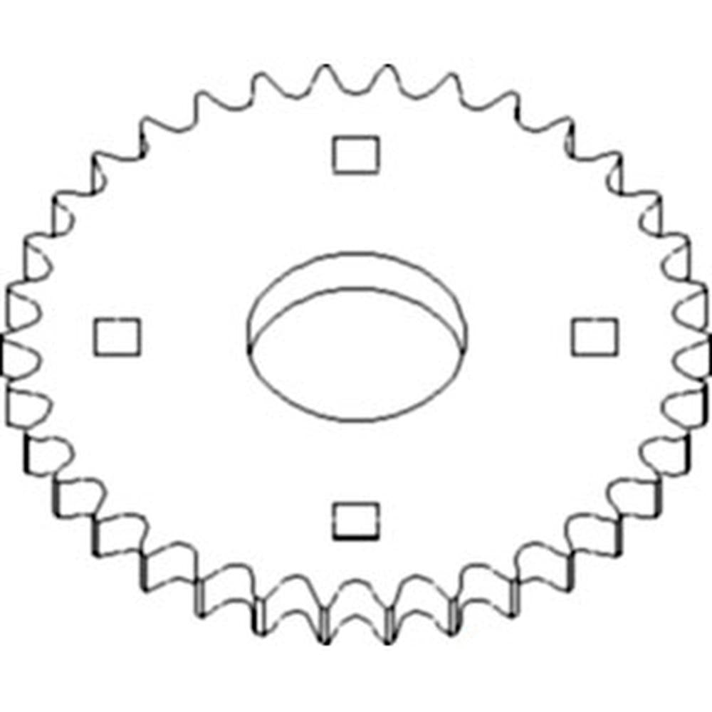 WN-H119709-PEX Feeder House, Upper Drive Sprocket Fits John Deere 9650 9650STS