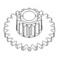 CE18522 Combine Reverser Gear Pinion Fits JD 9660STS 9670STS 9760STS 9770STS +