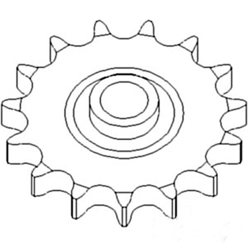 WN-AE27909-PEX Auger, Unloading, Idler Sprocket Fits Ford/New Holland CR920
