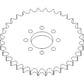 H219634 New Feeder House Sprocket Fits John Deere Combine Models 9570STS +