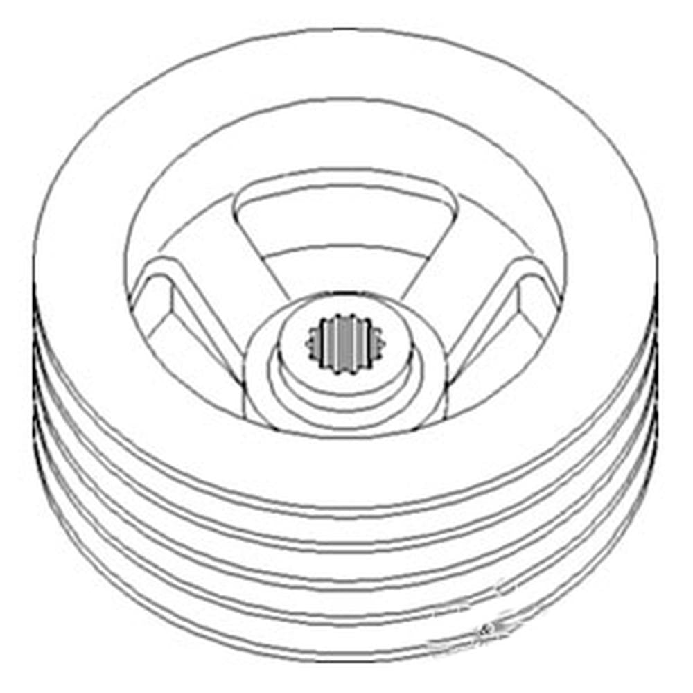 193999C3 Feeder Pulley Drive Fits Case IH Combine 1480 1680 1688 2188 2377 2388