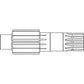 WN-135290A1-PEX Final Drive, Pinion Shaft Fits International/CaseIH 2144 2166