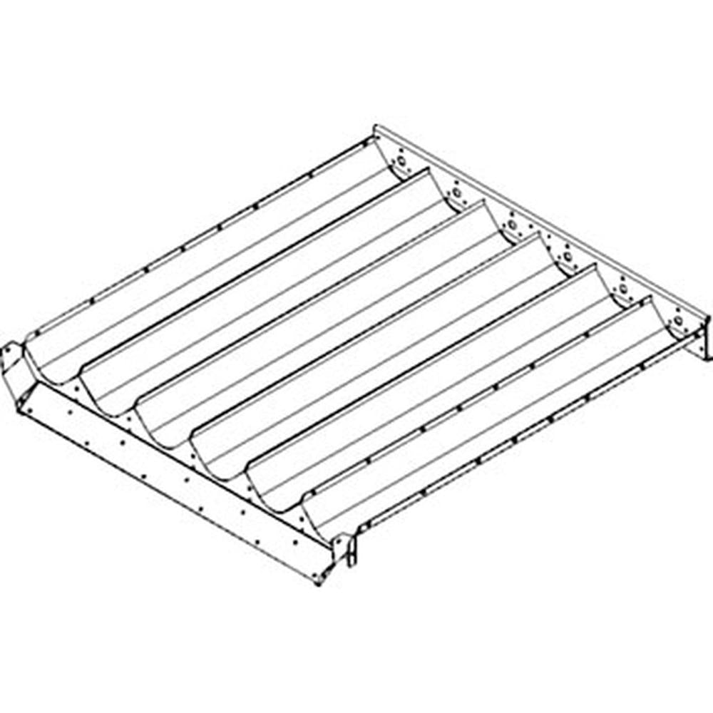 AH131235 New Front Auger Trough 16 Gauge Steel Fits John Deere 7720 7721