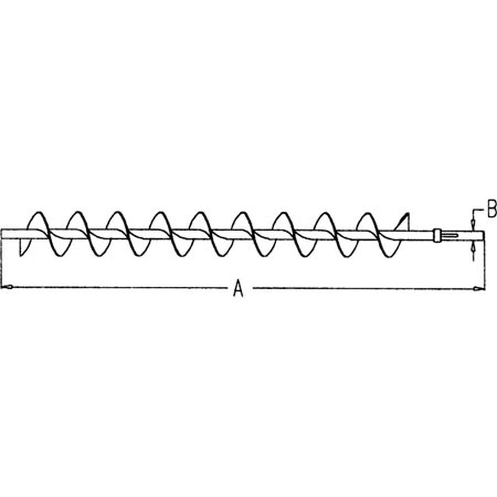 191734C1 New Auger Tailings Fits Case-IH Combine Models 1440 1460 1470 +