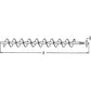 WN-191734C1-PEX Auger, Return, Lower Fits International/CaseIH 1440 1460 1470
