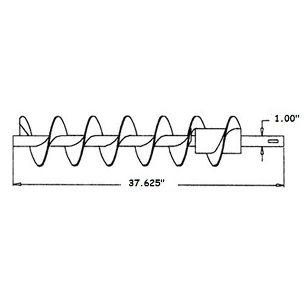 WN-87379140-PEX Auger, Return, Upper Fits International/CaseIH 1480 1482 1680