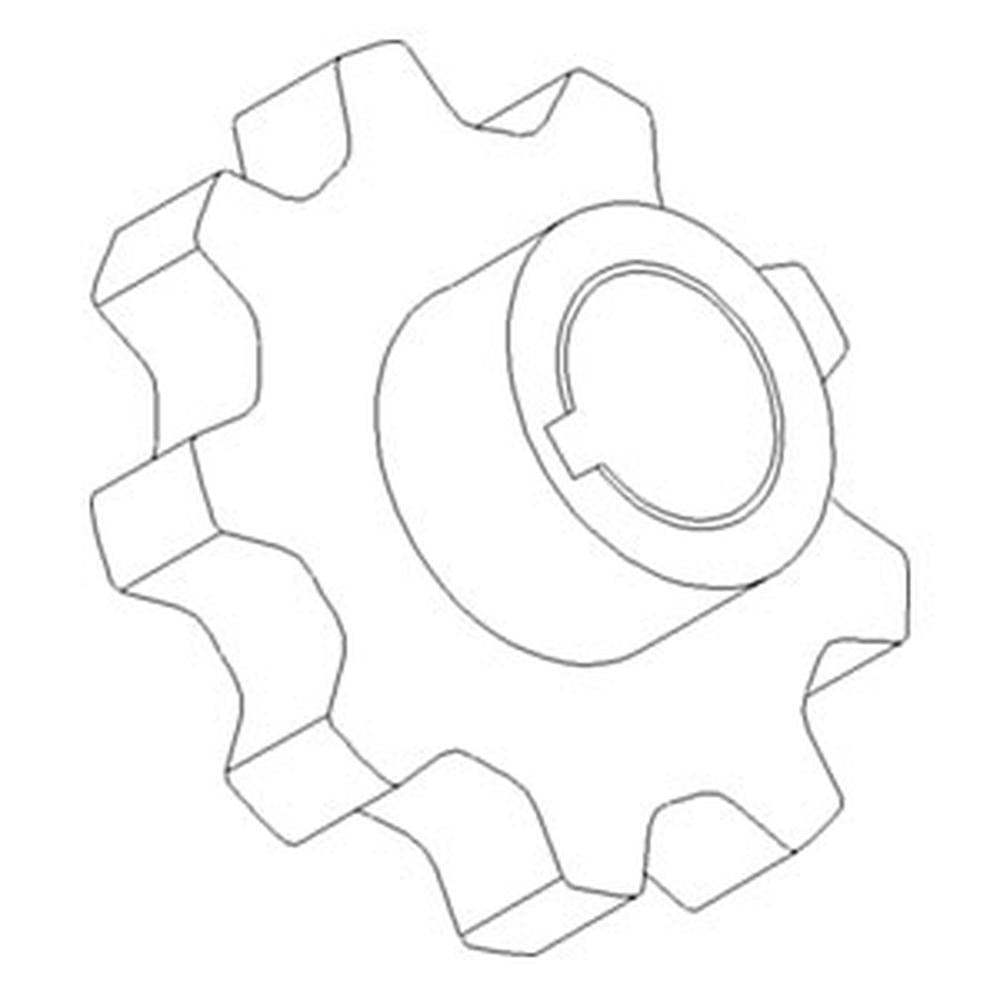 Clean Grain Lower Sprocket Fits 7010 7120 8010 8120 9120 AFX8010 86975226 872831