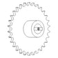 AH126008 Combine Return / Tailings Upper Sprocket Fits JD CTS 9400 9410 9450 +