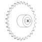 WN-AH126008-PEX Sprocket, Return/Tailings, Upper Fits John Deere CTS CTS II 9400