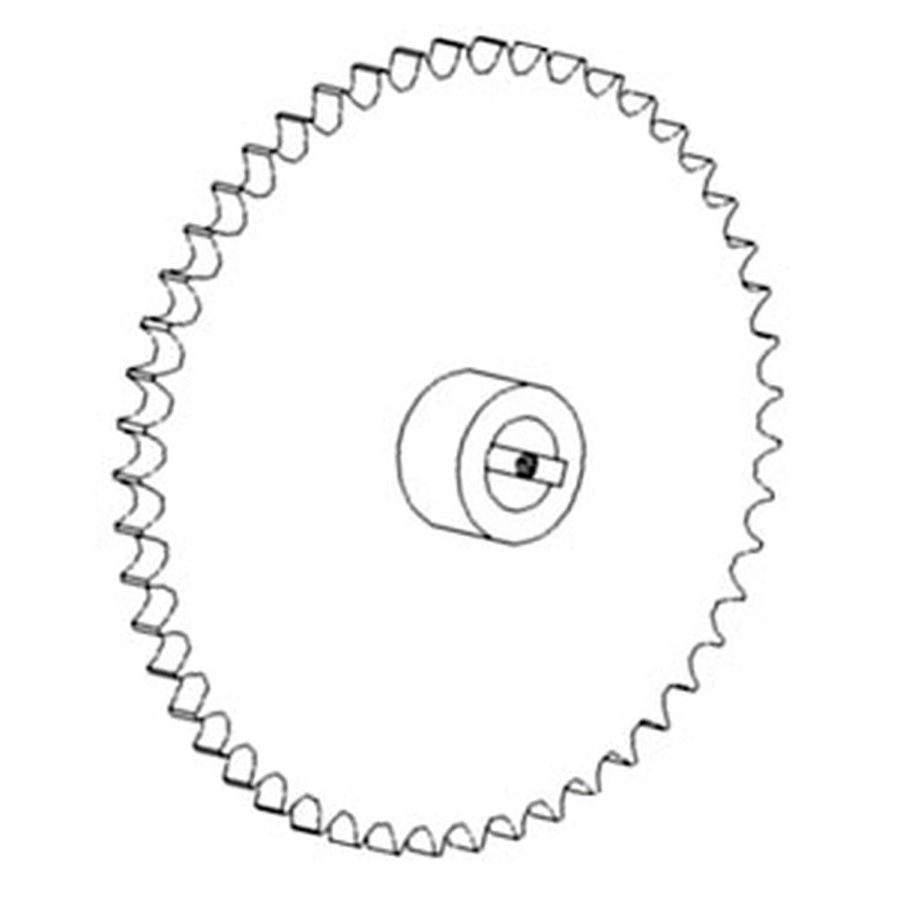 WN-AH125070-PEX Sprocket, Grain Tank Cross Auger Fits John Deere CTS CTS II 9400